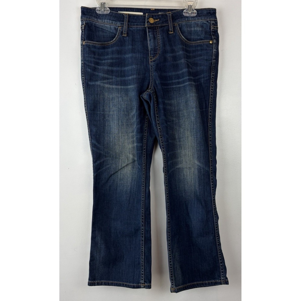 Anthropologie Pilcro Jeans Stet Womens 29 Blue Wash Cropped